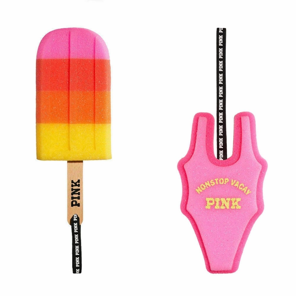 Vs PINK Bath Sponge Bundle